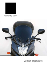 Szyba motocyklowa MRA Touring "T" Yamaha XJ 6 Diversion [09-] czarna