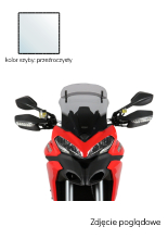 Szyba motocyklowa MRA Variotouringscreen "VT" Ducati Multistrada 1200 (13-14) przeźroczysta