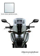 Szyba motocyklowa MRA Variotouringscreen "VT" Honda NC 750 X / XA / XD (16-20) przeźroczysta