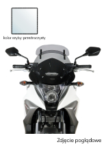 Szyba motocyklowa MRA Variotouringscreen "VT" Honda VFR 800 X Crossrunner (11-14) przeźroczysta