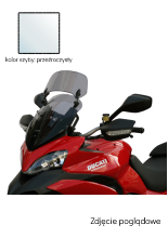 Szyba motocyklowa MRA X-Creen-Touring "XCT" Ducati Multistrada 1200/S (09-12) przeźroczysta