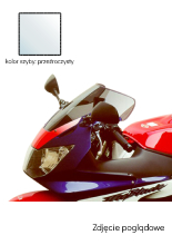 Szyba motocyklowa MRA originally-shaped "O" Honda CBR 900 RR (00-01) przeźroczysta