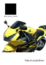 Szyba motocyklowa MRA oryginalny kształt "O" Honda CBR 900 RR (02-03) czarna