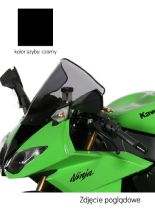 Szyba motocyklowa MRA oryginalny kształt "O" Kawasaki ZX 6 R (09-18)/ ZX 10 R (08-10) czarna