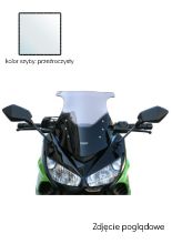 Szyba motocyklowa MRA oryginalny kształt "OM" Kawasaki Z 1000 SX (11-16) przeźroczysta