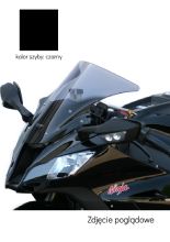 Szyba motocyklowa MRA oryginalny kształt "OM" Kawasaki ZX 10 R (11-15) czarna