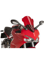 Szyba sportowa PUIG do Ducati Supersport 939 / S (17-20), Supersport 950 / S (21-) czerwona