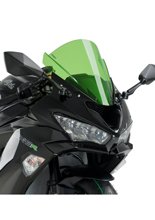 Szyba sportowa PUIG do Kawasaki ZX6R (09-) zielona