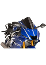 Szyba sportowa PUIG do Yamaha YZF-R6 (17-20), YZF-R6 RACE (21-), YZF-R7 (22-) czarna