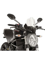 Szyba turystyczna PUIG do Ducati Monster 797 / 821 / 1200 / S / R przezroczysta