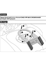 Tankring Basic Hepco&Becker Honda VFR 800 X Crossrunner (15-20)