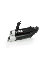 Tłumik IXIL DUAL HYPERLOW BLACK XL, L3XB (SLIP ON) - Honda CBR 250 R [11-14]