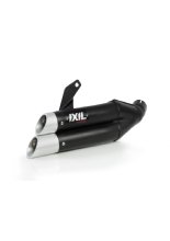 Tłumik IXIL DUAL HYPERLOW BLACK XL, L3XB (SLIP ON) - Kawasaki Versys 650 [06-14] / ER-6 [05-11]