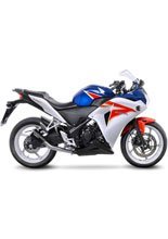 Tłumik LeoVince LV-10 BLACK EDITION [Slip-On, Stainless Steel] do Honda CBR 250 R [11-13]