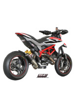 Tłumik SC-Project, CR-T Carbon (Slip On) - Ducati Hyperstrada [13-16]