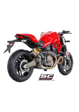 Tłumik SC-Project CR-T Carbon / Titanium (Slip on) - Ducati Monster 821 [14-17]