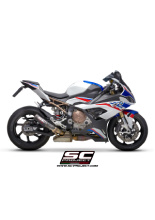 Tłumik SC-Project, CR-T Carbon (Z tytanową siatką na wylocie) (Slip On) - BMW S 1000 RR [19-20]