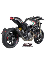Tłumik SC-Project Oval Carbon / Titanium - Ducati Monster 1100 EVO [11-13]