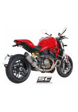 Tłumik SC-Project Oval Carbon / Titanium (Slip on) - Ducati Monster 1200 / S [14-16]