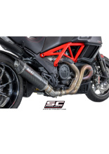 Tłumik SC-Project Oval Titanium / Carbon - Ducati Diavel [11-17]
