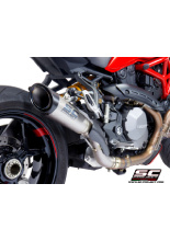 Tłumik SC-Project S1 Titanium + Carbon (Slip on) - Ducati Monster 1200 / S / R [17-21]