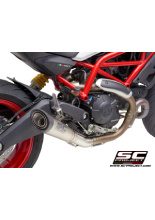 Tłumik SC-Project S1 Titanium + Carbon (Slip on) - Ducati Monster 797 [17-20]