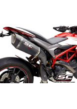 Tłumik SC-Project SC1-R Titanium / Carbon- Ducati Hypermotard 939 / SP [16-18]