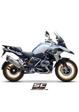 Tłumik SLIP-ON Adventure Titanium z karbonową końcówką SC-Project do BMW R 1250 GS 2019 - ADVENTURE