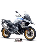 Tłumik SLIP-ON SC1-R GT Titanium z karbonową końcówką SC-Project do BMW R 1250 GS 2019-