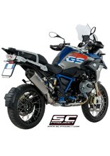 Tłumik SLIP-ON X-Plorer Titanium z karbonową końcówką SC-Project do BMW R 1200 GS 2017-2018 - ADVENTURE