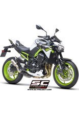 Tłumik Slip-On CR-T SC-Project tytan do Kawasaki Z 900 (20-21) bez osłony z włókna węglowego