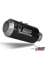 Tłumik motocyklowy Slip-On Line (MK3) MIVV do Ducati Monster 821 (18-20) / 1200 (17-21) carbon