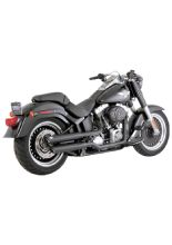 Tłumik motocyklowy Vance & Hines 3" Twin Slash do wybranych modeli Harleya Davidsona Czarny Mat