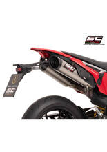 Tłumik motocyklowy podwójny SC-Project S1-C Ducati Hypermotard 698 Mono/RVE (24-) tytan