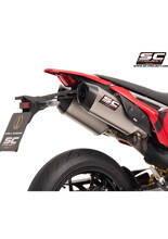 Tłumik motocyklowy podwójny SC-Project SC1-S Ducati Hypermotard 698 Mono/RVE (24-) tytan