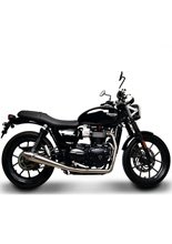 Układ wydechowy 2x1 Termignoni Slip-On stal nierdzewna do Triumph Street Twin (16-20)