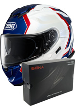 Zestaw: kask integralny Shoei GT-Air 3 Realm TC-10 + dedykowany interkom motocyklowy Sena SRL 3