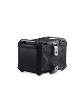 Zestaw: kufer centralny czarny TRAX ADV + stelaż Street-rack SW-Motech Suzuki GSF 600/650/1250/1200 Bandit/S / GSX 650F/1250F/1400 [pojemność 38 L]