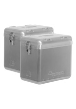 Zestaw kufrów bocznych Touratech ZEGA Mundo aluminiowych, srebrnych [pojemność: 2 x 31 l]