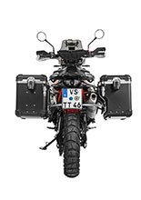 Zestaw: kufry boczne czarne Zega Evo X + stelaże srebrne Touratech KTM 890 Adventure/R, 790 Adventure/R (45/45L)