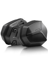 Zestaw: kufry boczne + stelaże EVO ABS ® Aero System Sw-Motech do Suzuki DL 650 V-Strom (04-10) [pojemność: 2 x 25 L]