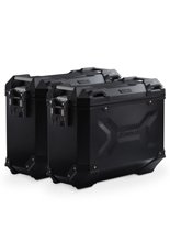 Zestaw: kufry boczne + stelaże PRO TRAX ADV SW-MOTECH do Triumph Tiger 1200 XCa / XCx/ XR / XRt / XRx (17-) [pojemność 2 x 37 L] czarne