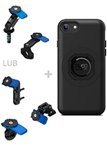 Zestaw na motocykl: etui MAG na telefon iPhone SE (2 i 3 gen) (magnetyczne) + mocowanie Quad Lock 