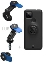 Zestaw na motocykl: etui na telefon Google Pixel 4a (5G) + mocowanie Quad Lock 