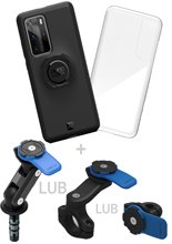 Zestaw na motocykl: etui na telefon Huawei P40 Pro + wodoodporny pokrowiec + mocowanie Quad Lock 