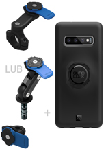 Zestaw na motocykl: etui na telefon Samsung Galaxy S10+ + mocowanie Quad Lock 