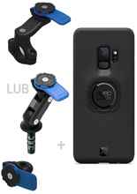 Zestaw na motocykl: etui na telefon Samsung Galaxy S9 + mocowanie Quad Lock 