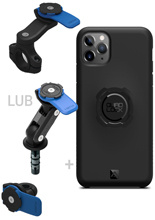 Zestaw na motocykl: etui na telefon iPhone 11 Pro Max + mocowanie Quad Lock 