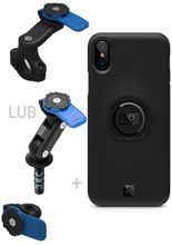 Zestaw na motocykl: etui na telefon iPhone X / XS + mocowanie Quad Lock 