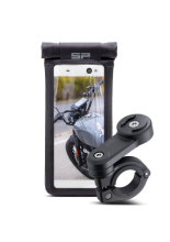 Zestaw na motocykl: uniwersalny wodoodporny pokrowiec na telefon SPC+ (magnetyczny) + uchwyt na kierownicę Sp Connect 